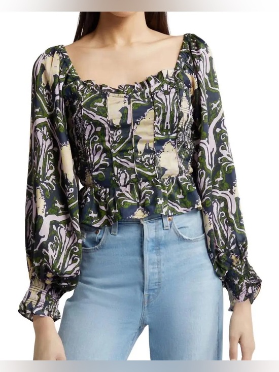 Cleobella Tops - Cleobella Dakota Blouse In Casablanca Print